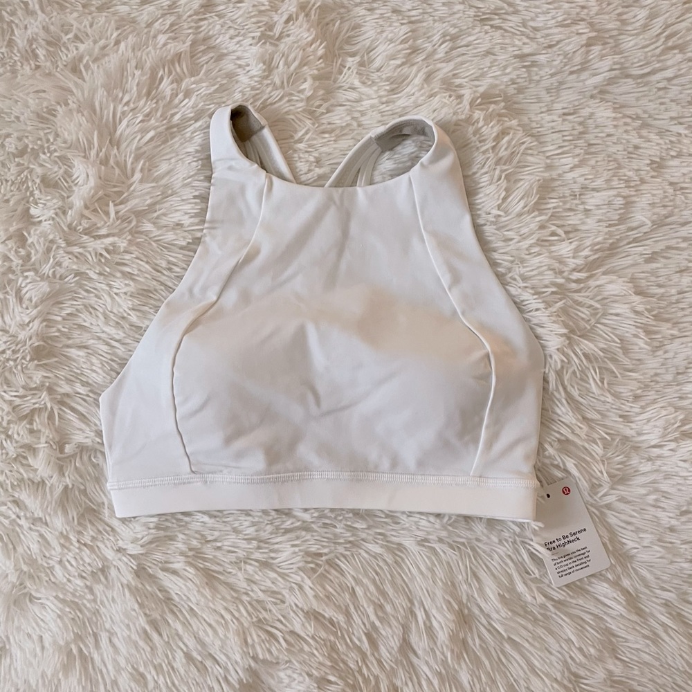 NEW Lululemon free to be serene high neck bra